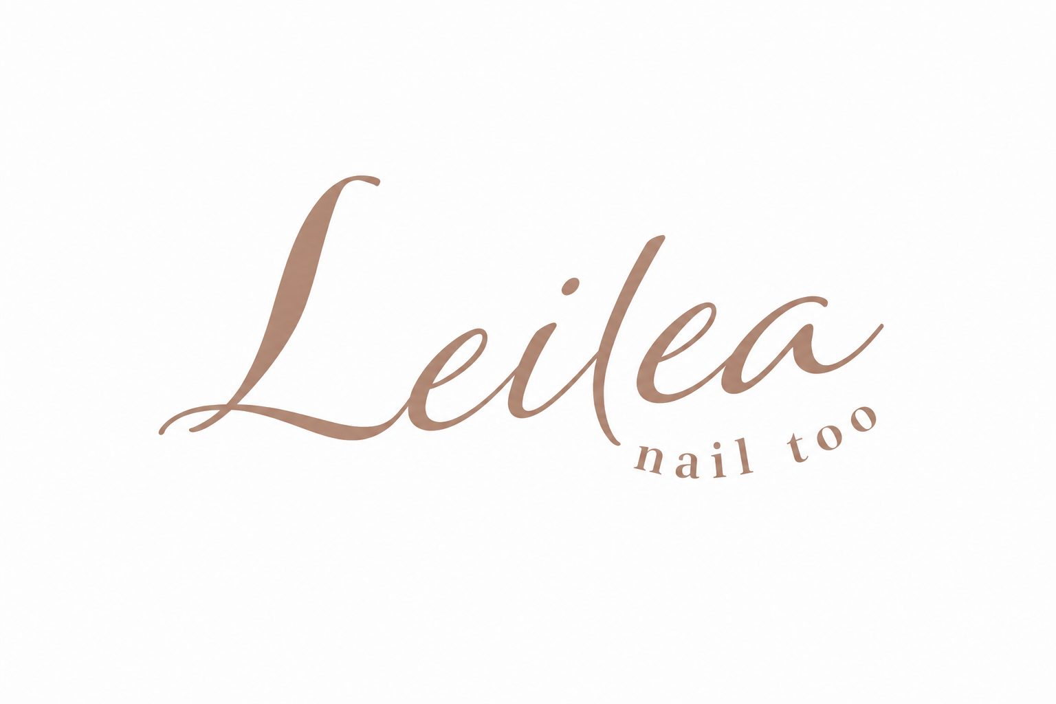 Leilea nail too ロゴ